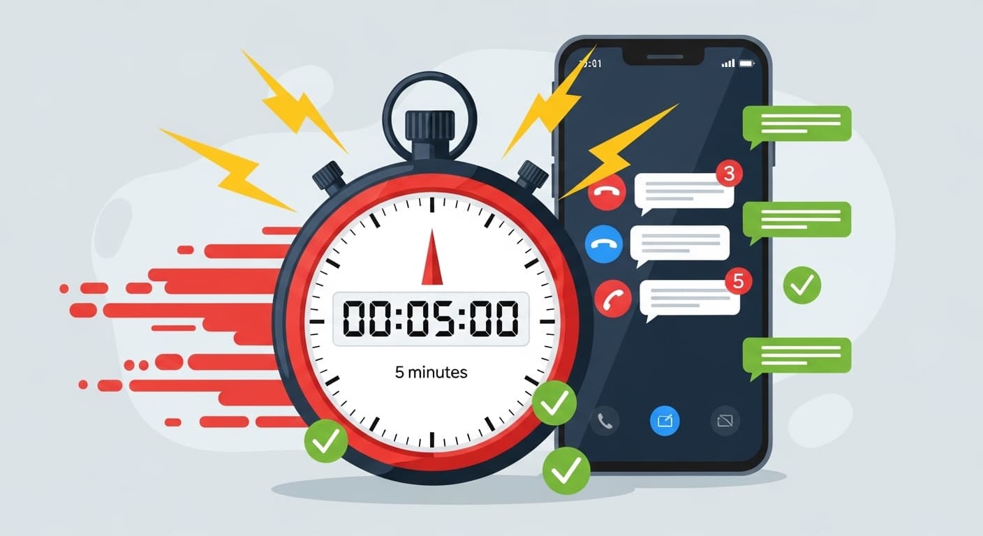 The 5-Minute Rule: Why Kamloops Businesses Lose 21x More Customers